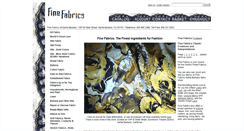 Desktop Screenshot of finefabrics.com