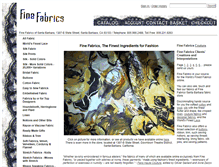 Tablet Screenshot of finefabrics.com